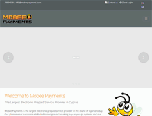Tablet Screenshot of mobeepayments.com